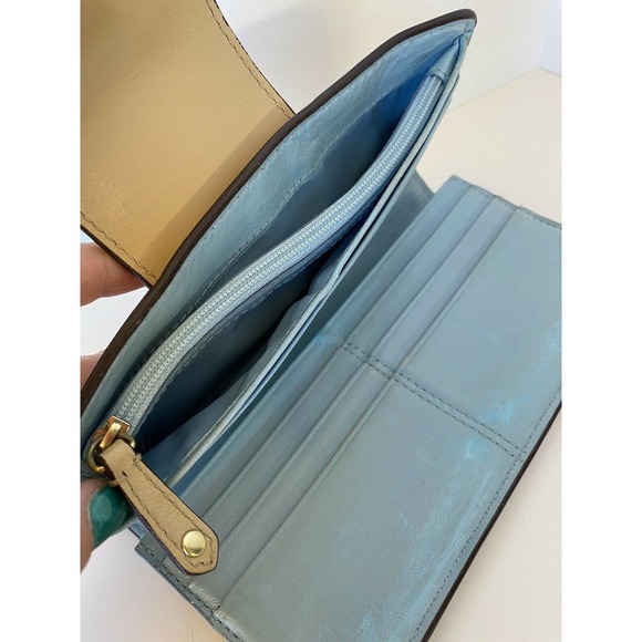 Coach Madison Slim Clutch Envelope Wallet Tan Color - Picture 6 of 12